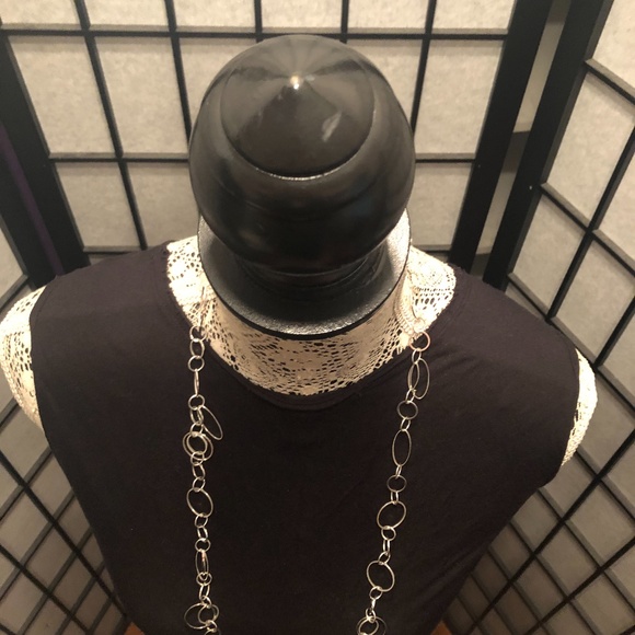 NY & Company Silver Chain Necklace - Picture 3 of 4